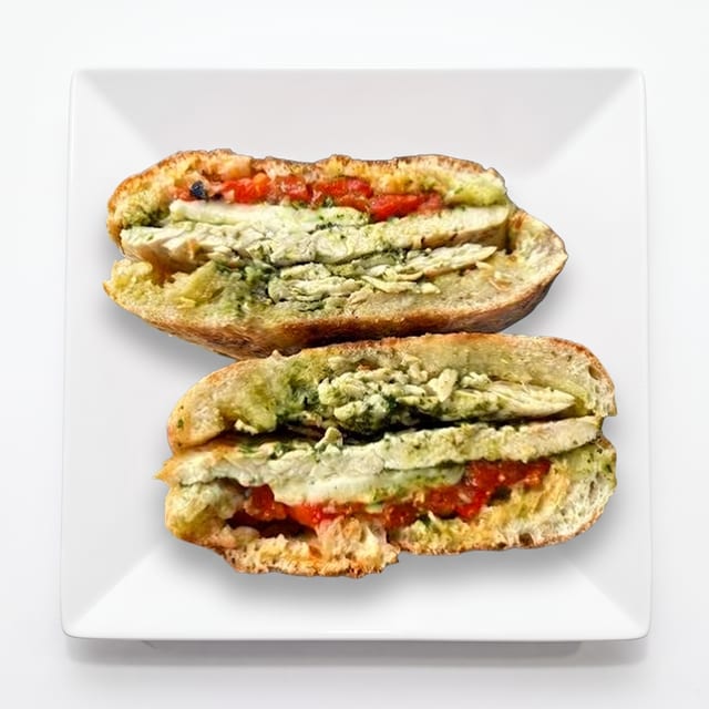 Chicken Pesto Sandwich.